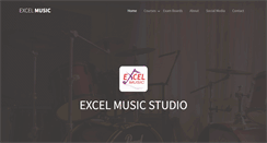 Desktop Screenshot of excelmusicstudio.com
